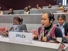 Abigail Kitma delivered the statement on behalf of the International Indigenous Forum on Biodiversity (IIFB).